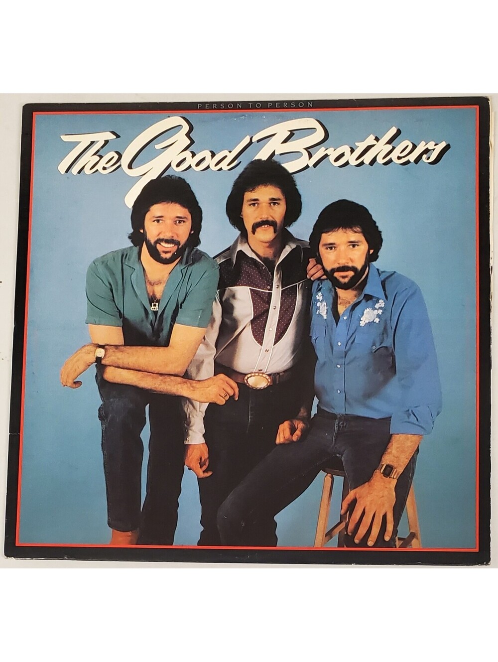 The Good Brothers – Person to Person Vinyl LP with Original Sleeve w Inserts GC